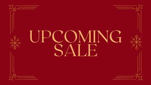 Upcoming Sale